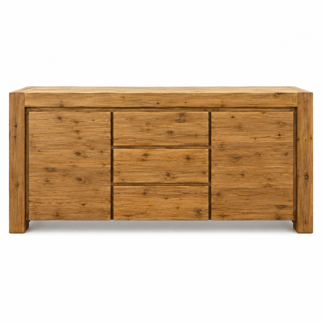 Silver Wattle 190cm Hardwood Buffet Table - Natural