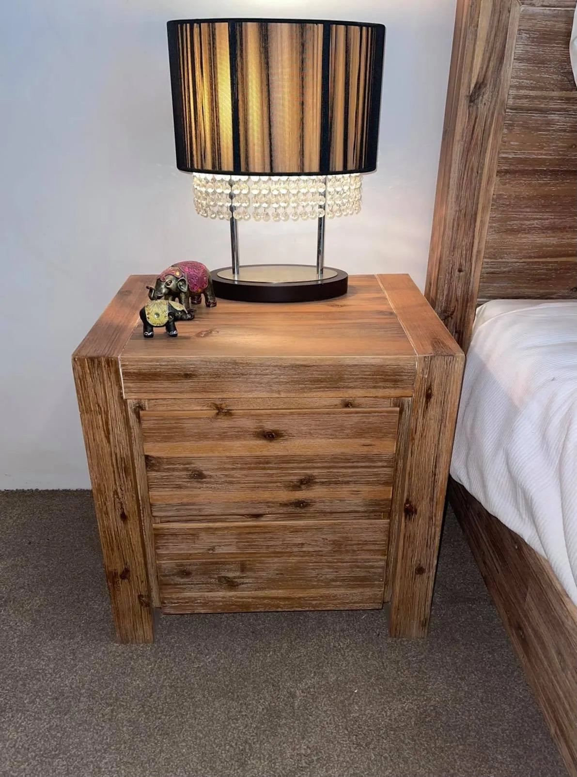 Matrix Bedside Table Natural – InStyle Furniture