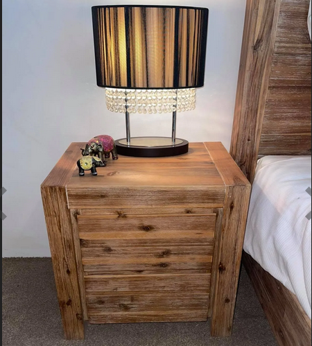 Matrix Bedside Table - Natural