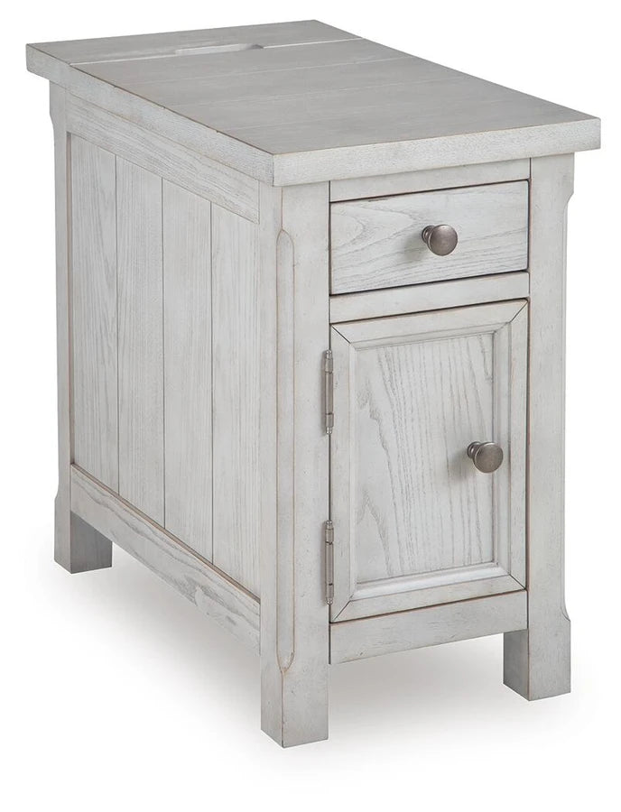 Robbinsdale Tall Side Table – Antique White