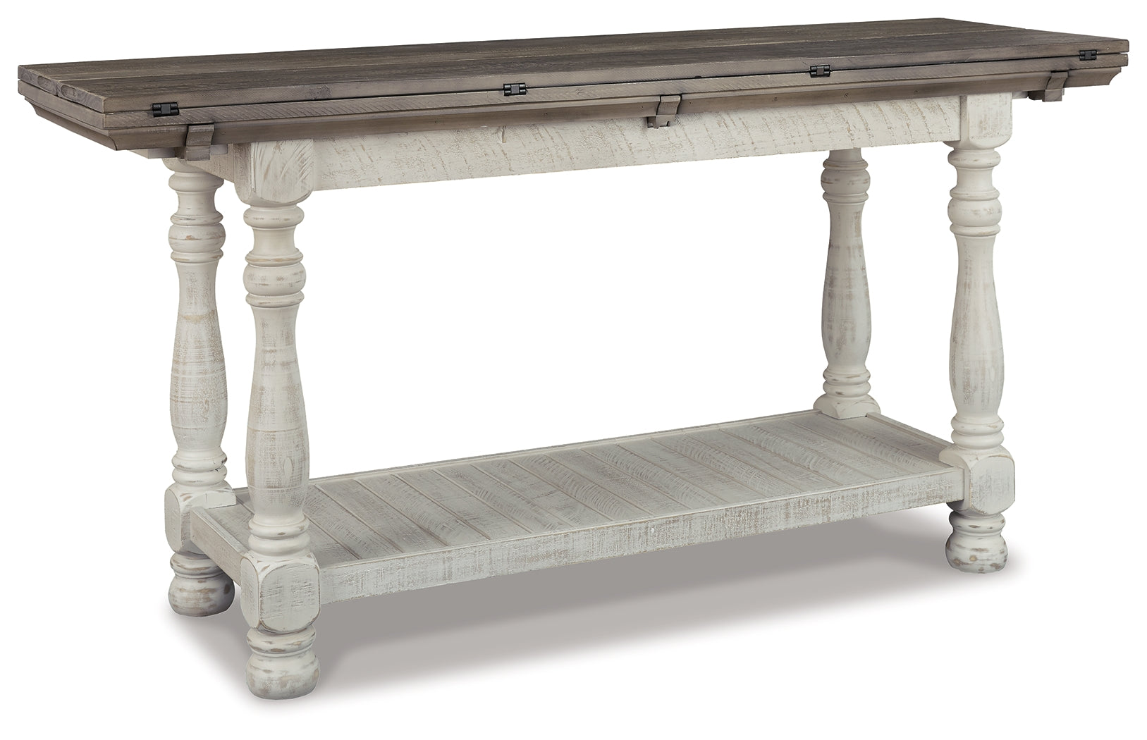 Havalance Flip-Top Hall Stand Console Table – Rustic Two-Tone