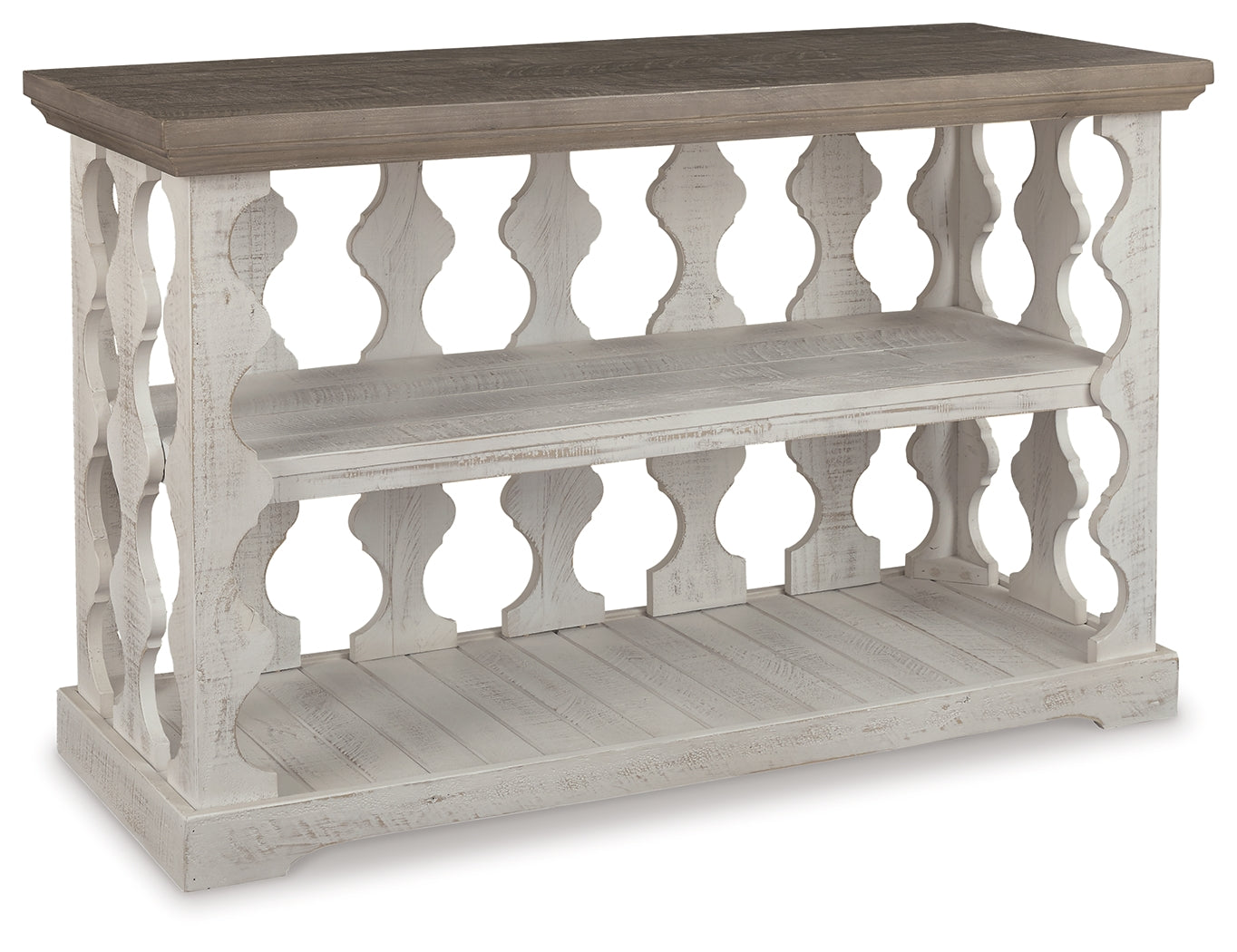Havalance Console Table – Two-Tone Hall Stand with Shelf Storage