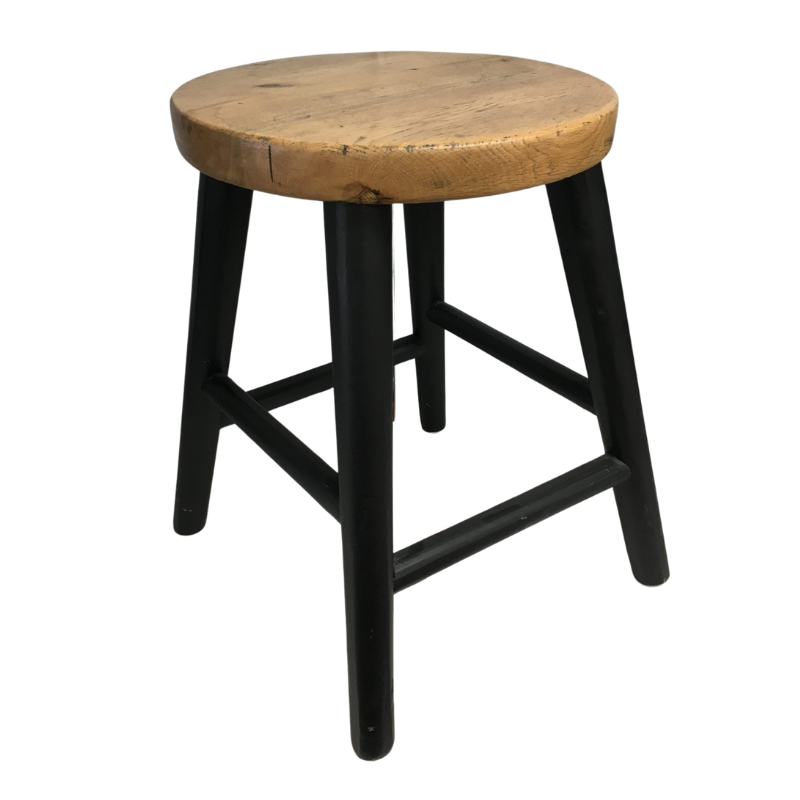 Tallawong 45cm Low Bar Stool - Black