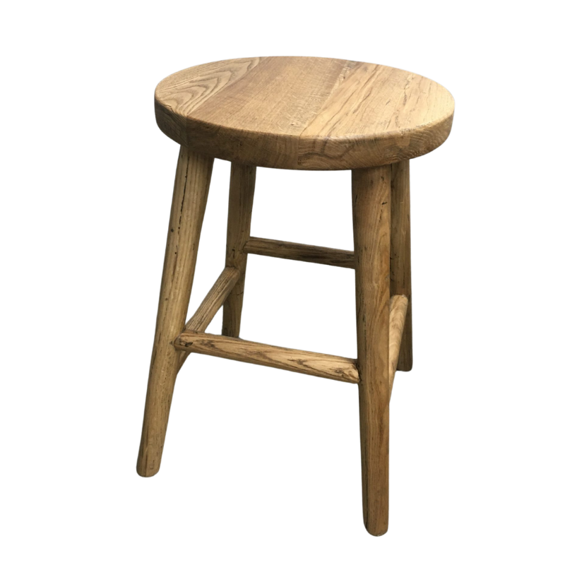 Tallawong 45cm Low Bar Stool - Natural