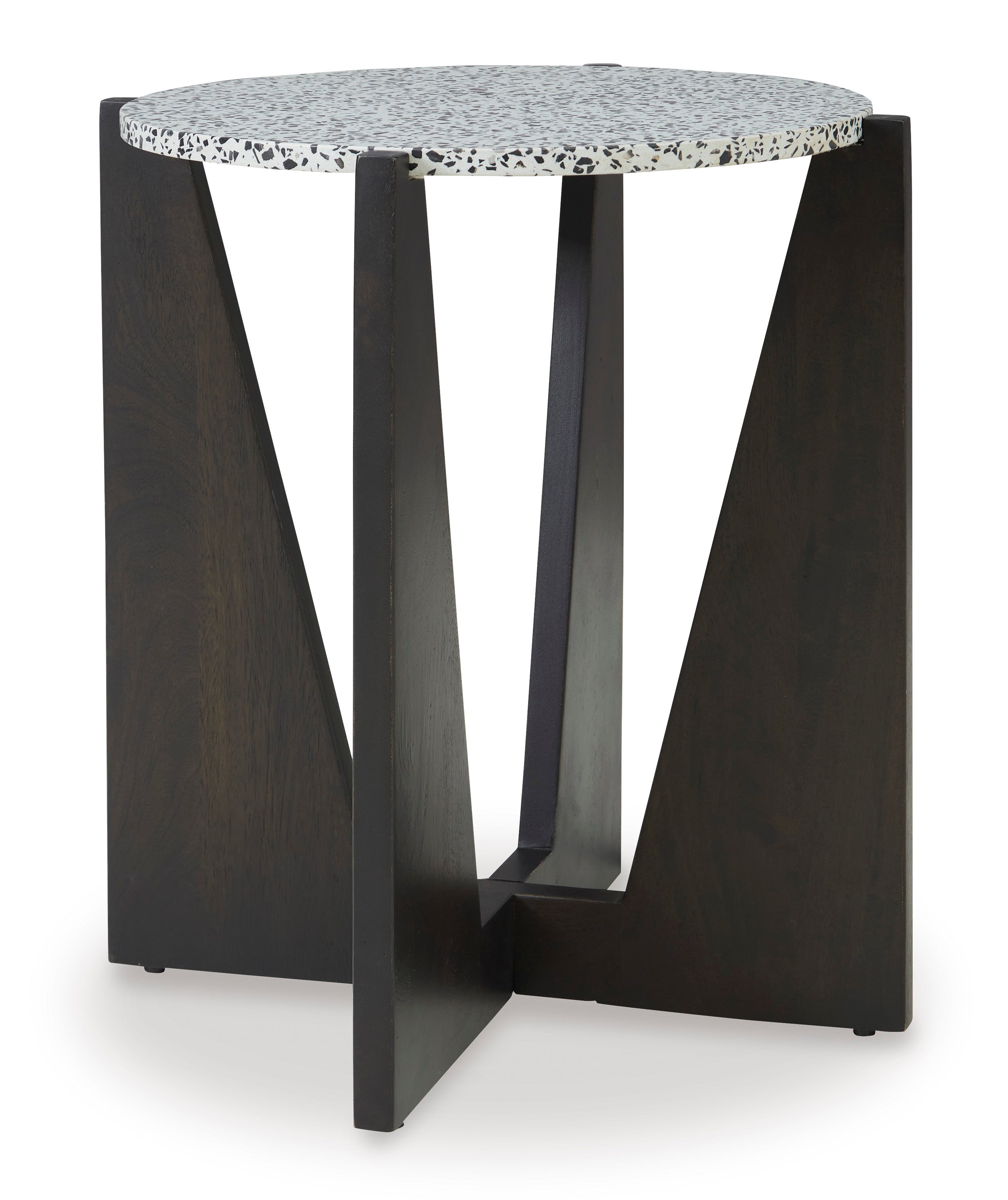 Tellrich Marble Top Accent Side Table