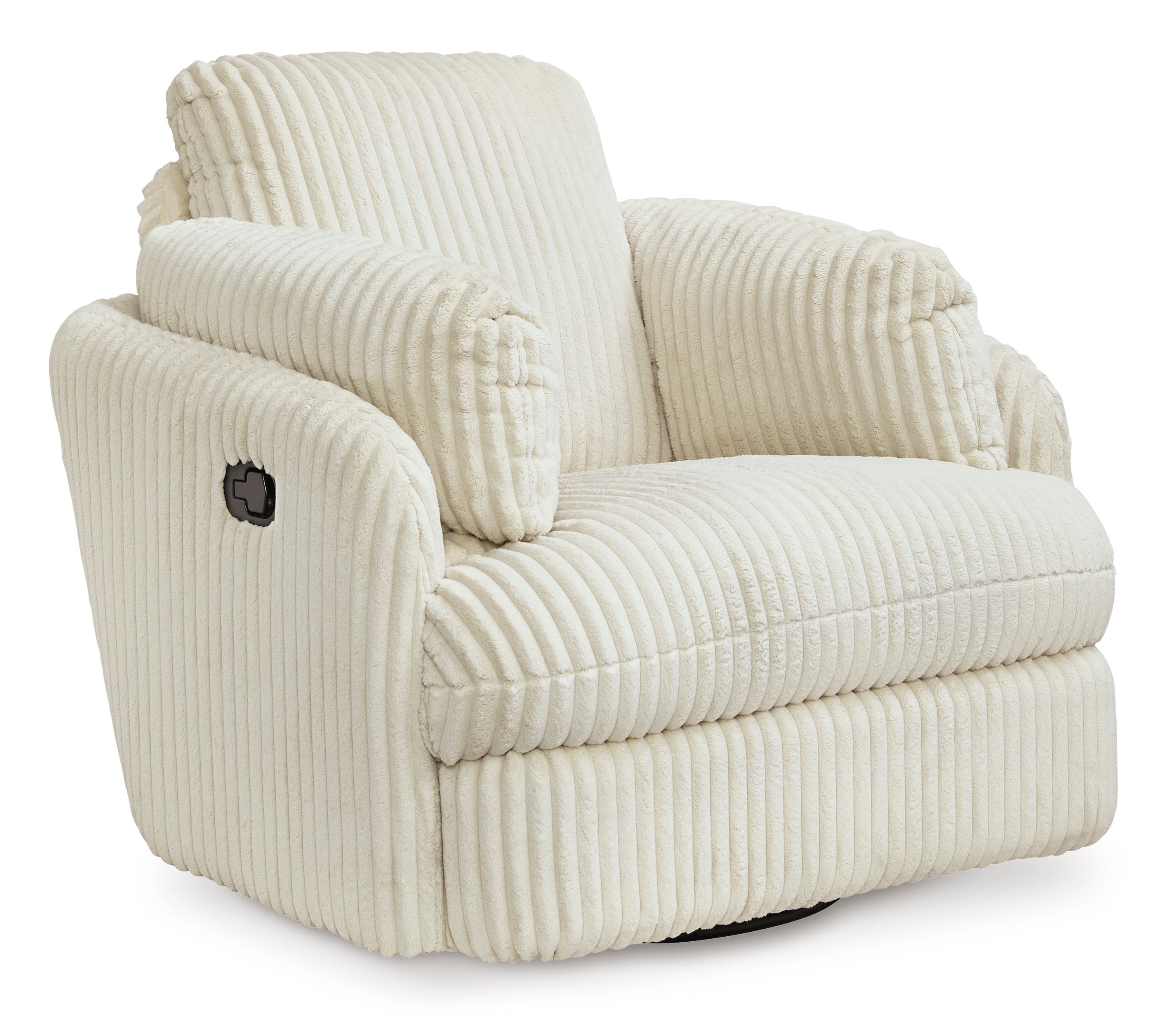 Tie-Breaker Swivel Glider Recliner - Ivory