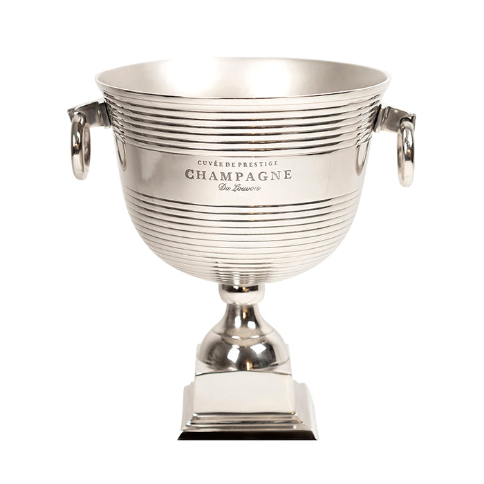 Prestige Champagne Bucket on Pedestal – Aluminium