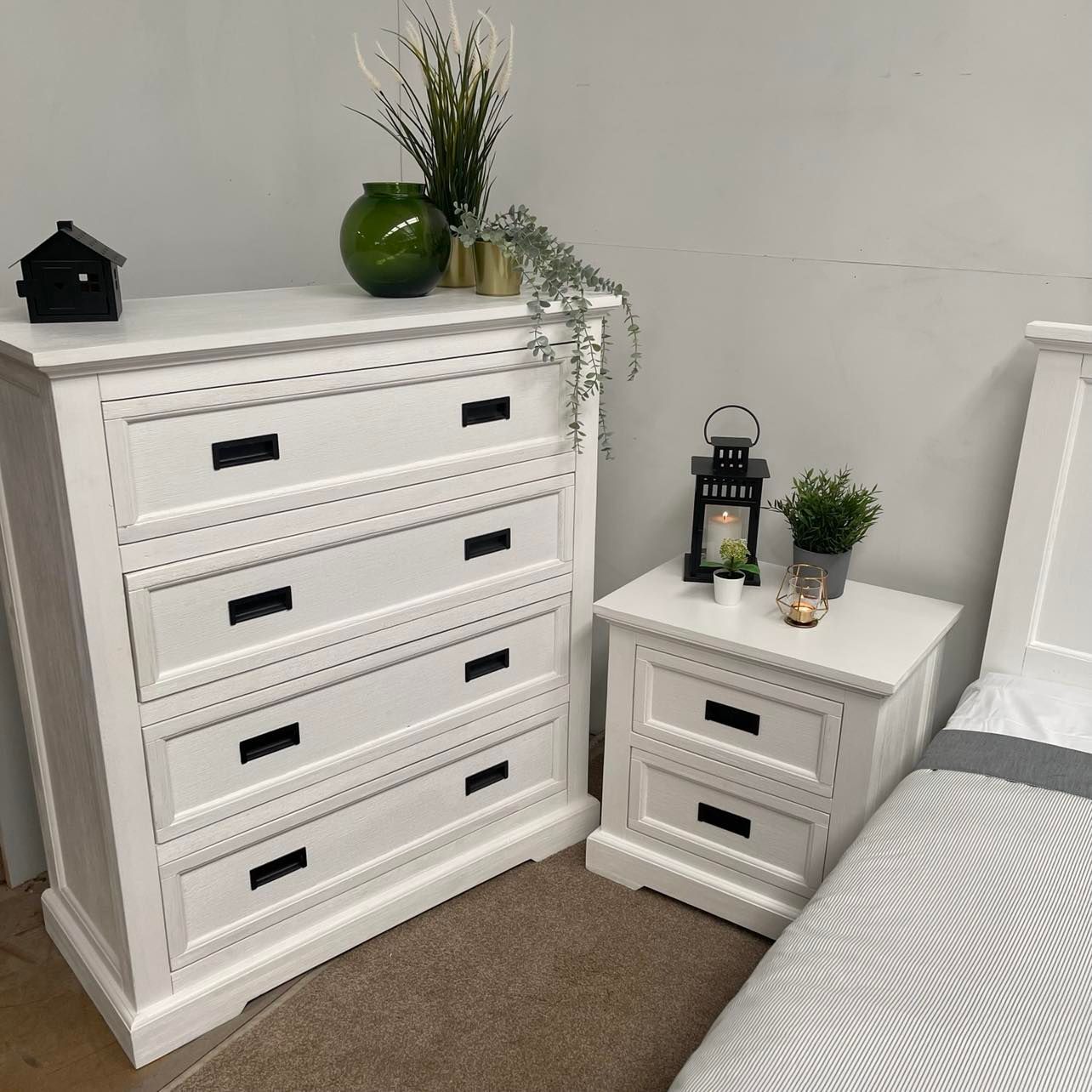 Hampton Coastal Tallboy - White - InStyle Furniture