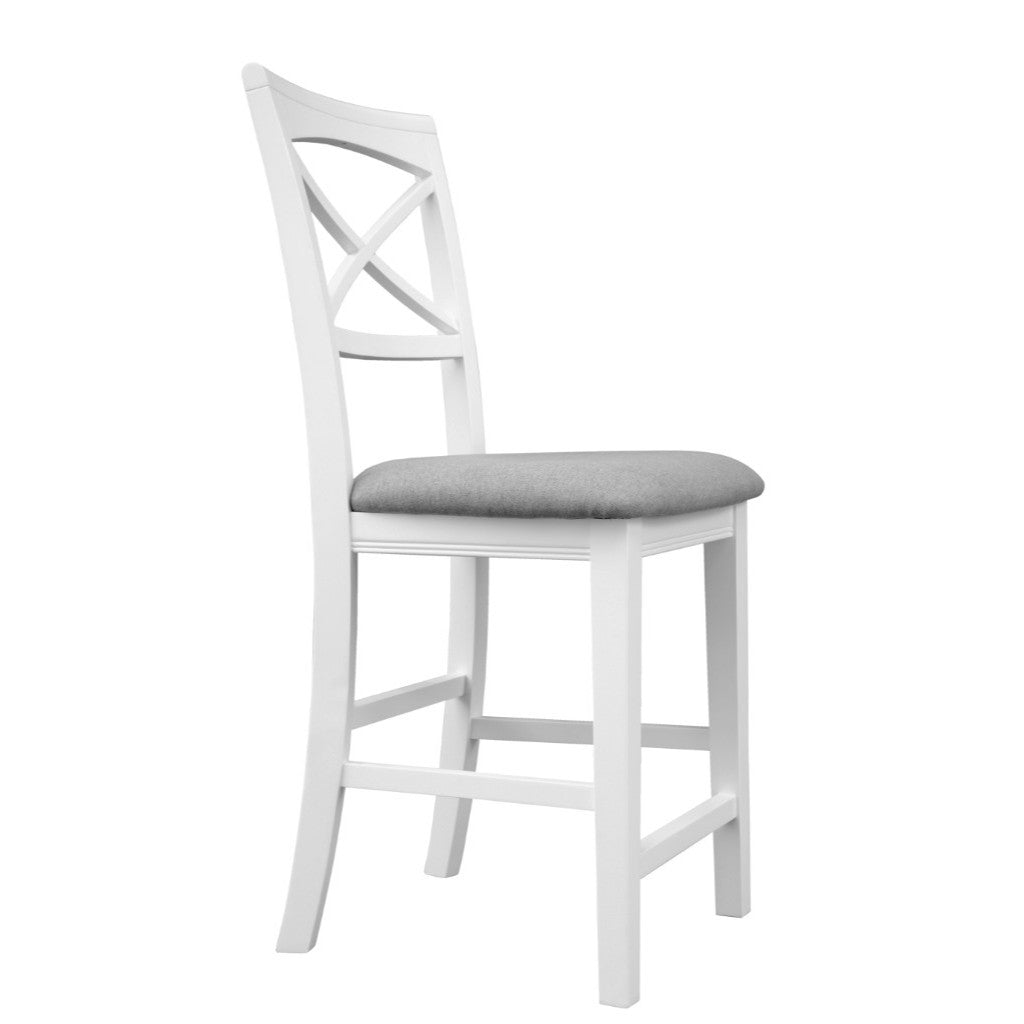 Hampton Counter Chair - White