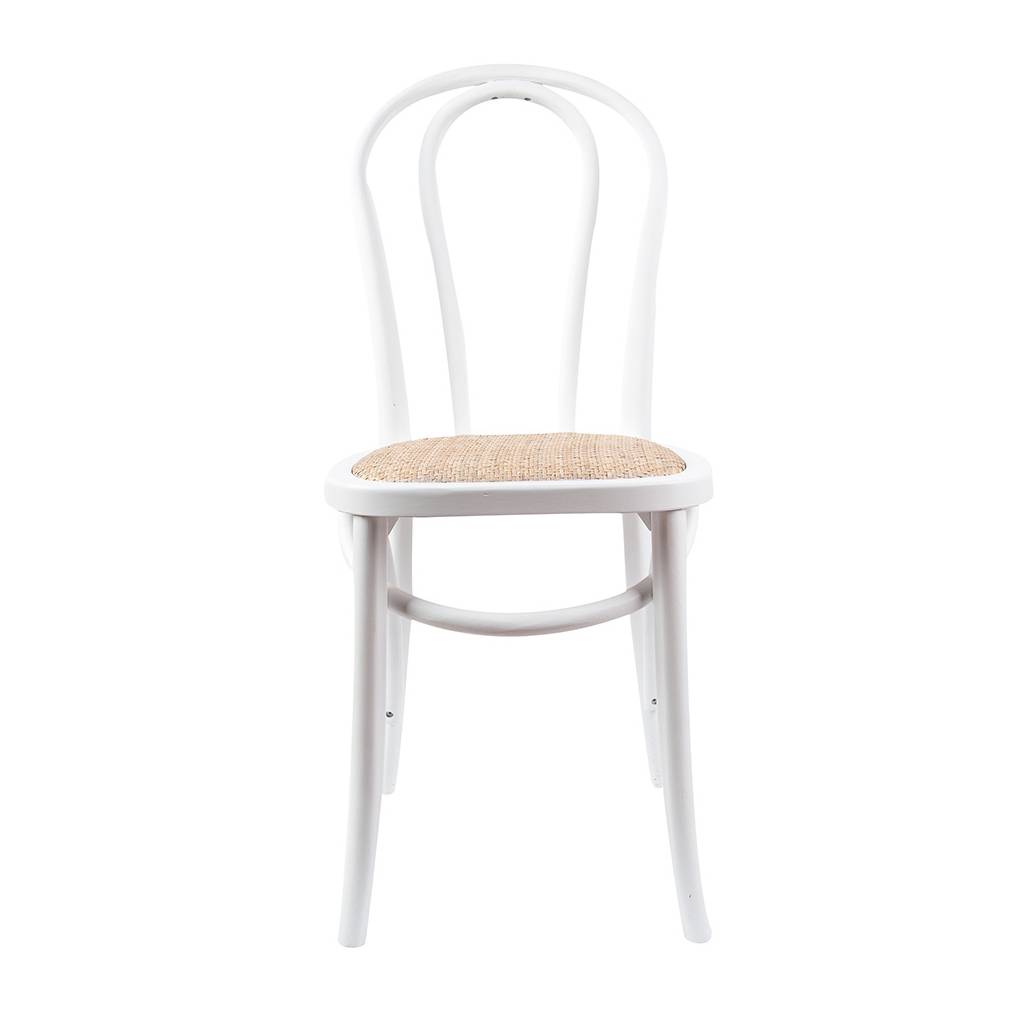 Vicky Rattan Chair - White