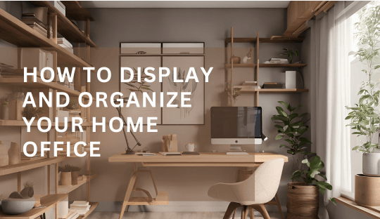 How to Display and Organize Your Home Office