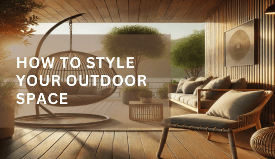Creating a Stylish Outdoor Scene with a Hanging Chair