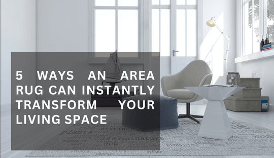 5 Ways an Area Rug Can Instantly Transform Your Living Space