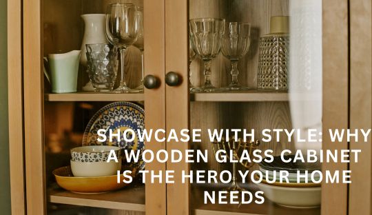 Showcase with Style: Why a Wooden Glass Cabinet is the Hero Your Home Needs