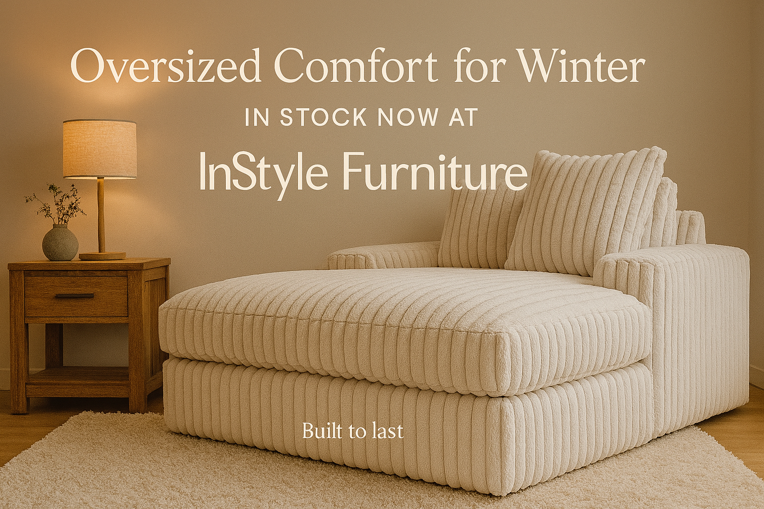 Oversized Comfort: The Ultimate Winter Lounge Upgrade
