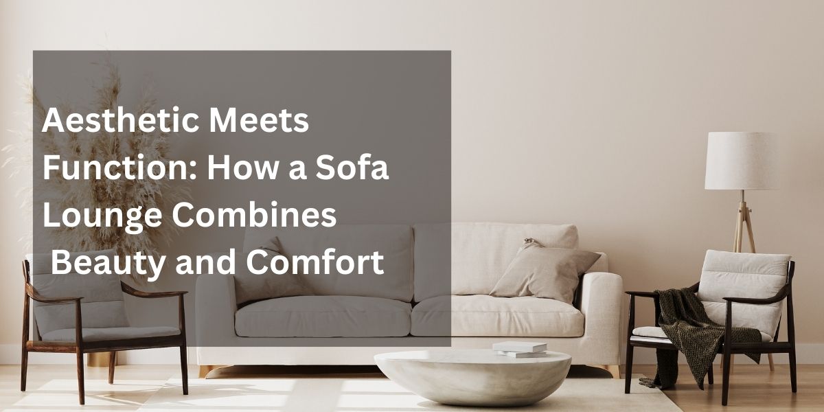 Aesthetic Meets Function: How a Sofa Lounge Combines Beauty and Comfort