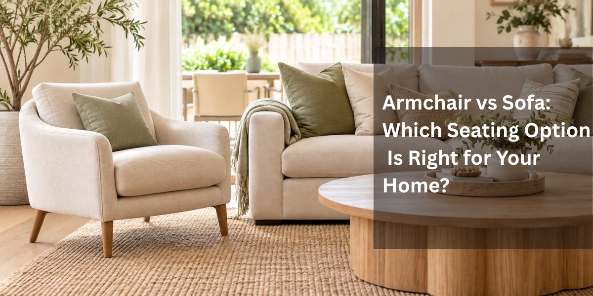 Armchair vs Sofa: Which Seating Option Is Right for Your Home?
