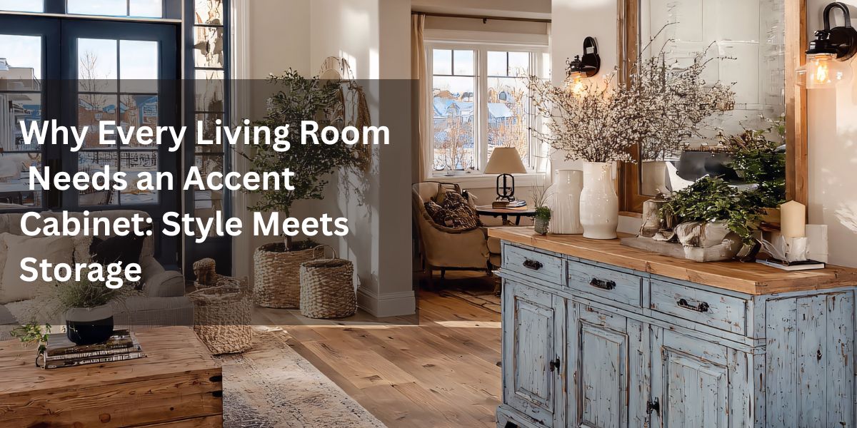 Why Every Living Room Needs an Accent Cabinet: Style Meets Storage