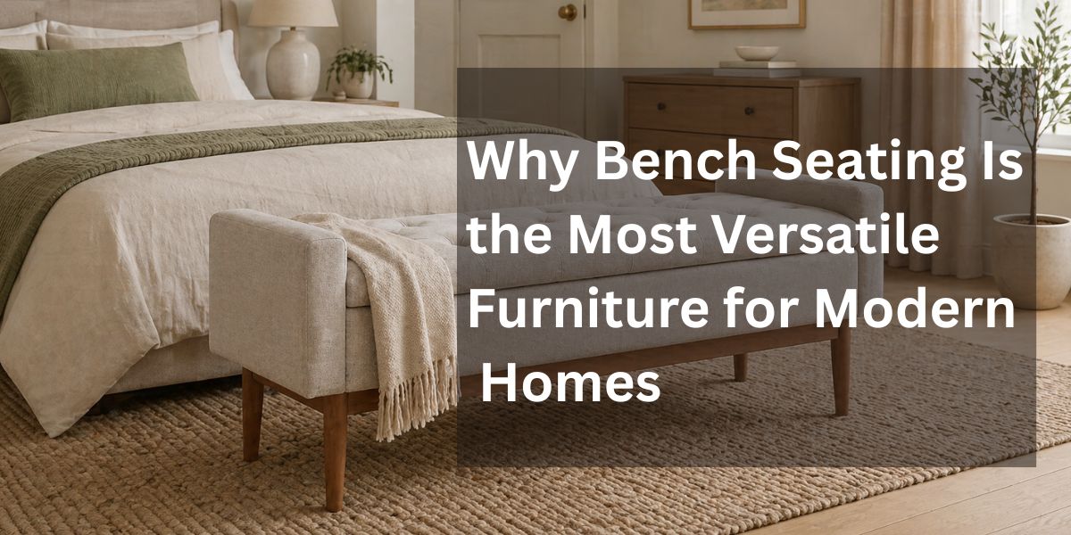 Why Bench Seating Is the Most Versatile Furniture for Modern Homes