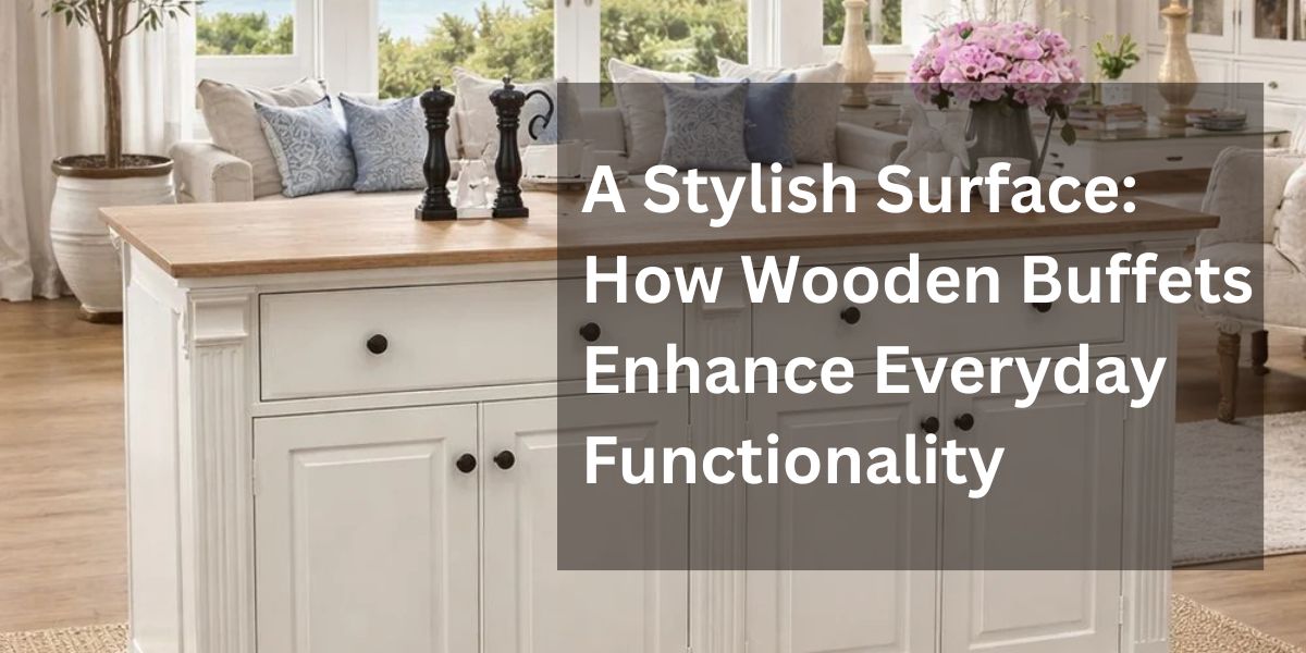 A Stylish Surface: How Wooden Buffets Enhance Everyday Functionality