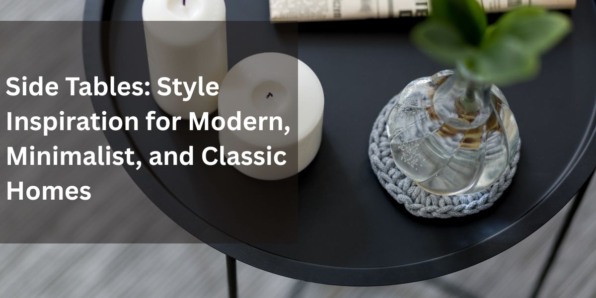 Side Tables: Style Inspiration for Modern, Minimalist, and Classic Homes