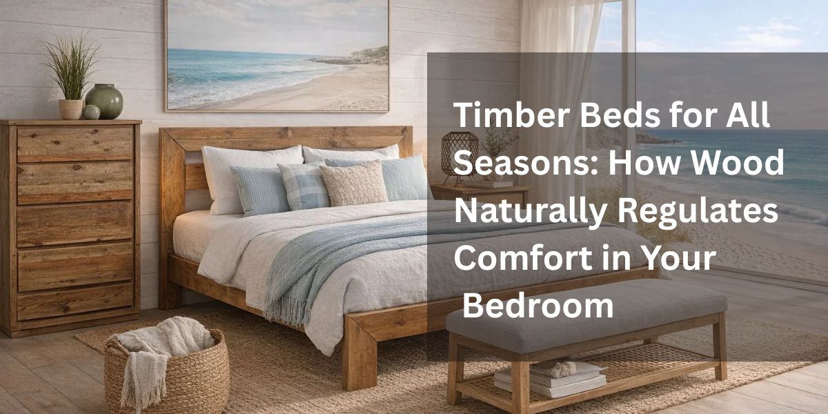 Timber Beds for All Seasons: How Wood Naturally Regulates Comfort in Your Bedroom