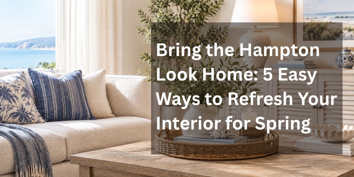 Bring the Hampton Look Home: 5 Easy Ways to Refresh Your Interior for Spring
