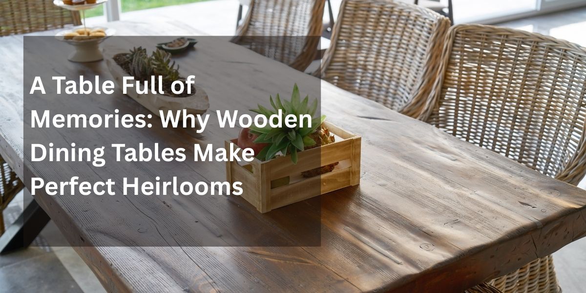 A Table Full of Memories: Why Wooden Dining Tables Make Perfect Heirlooms