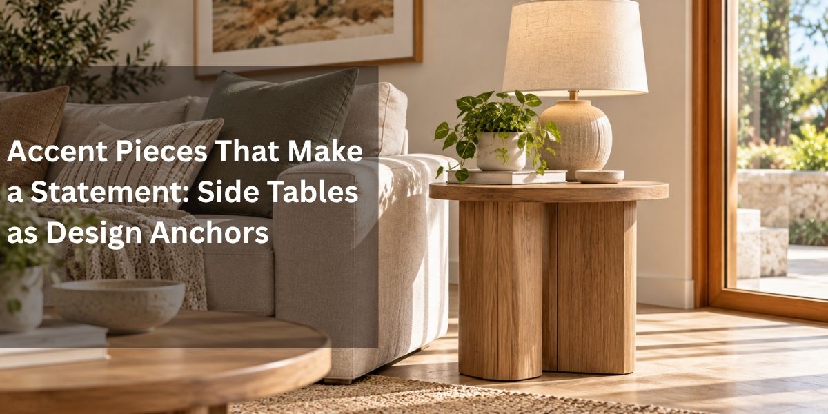 Accent Pieces That Make a Statement: Side Tables as Design Anchors
