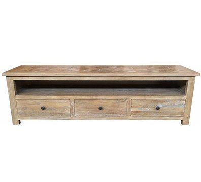 Kenthurst Royal 1900mm TV Unit – Recycled Elm & Parquetry