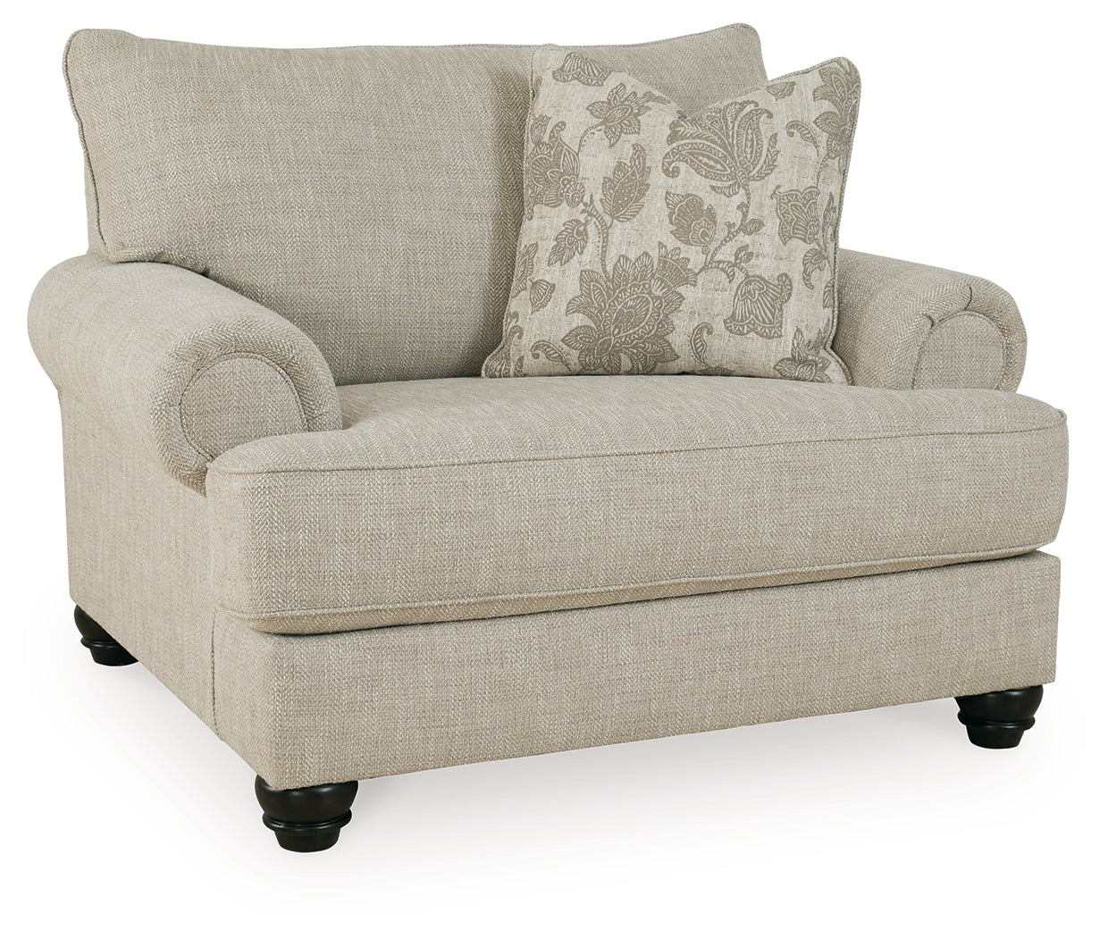 Asanti Oversized Lounge Chair – Fog Fabric