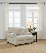 Asanti Oversized Lounge Chair – Fog Fabric
