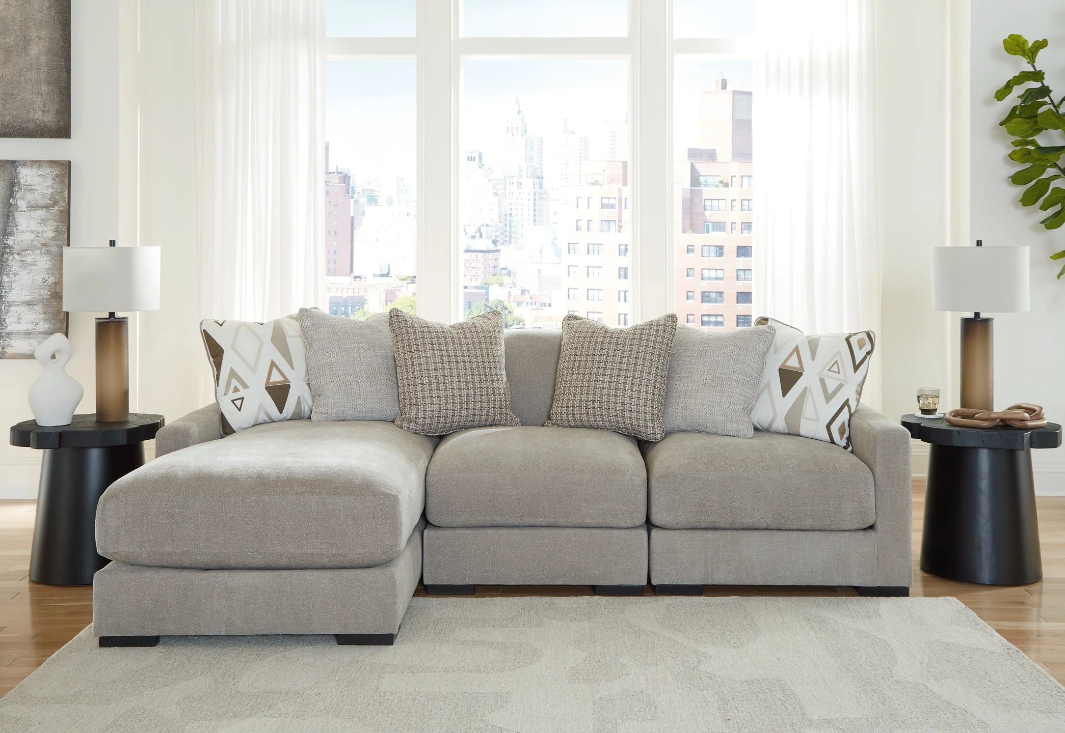 Aslan Court Sectional Sofa with Chaise