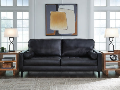 Bryceview Leather Sofa – Onyx