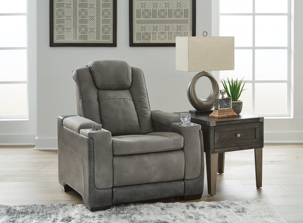 Next-Gen DuraPella Two-Tone Power Recliner – Slate