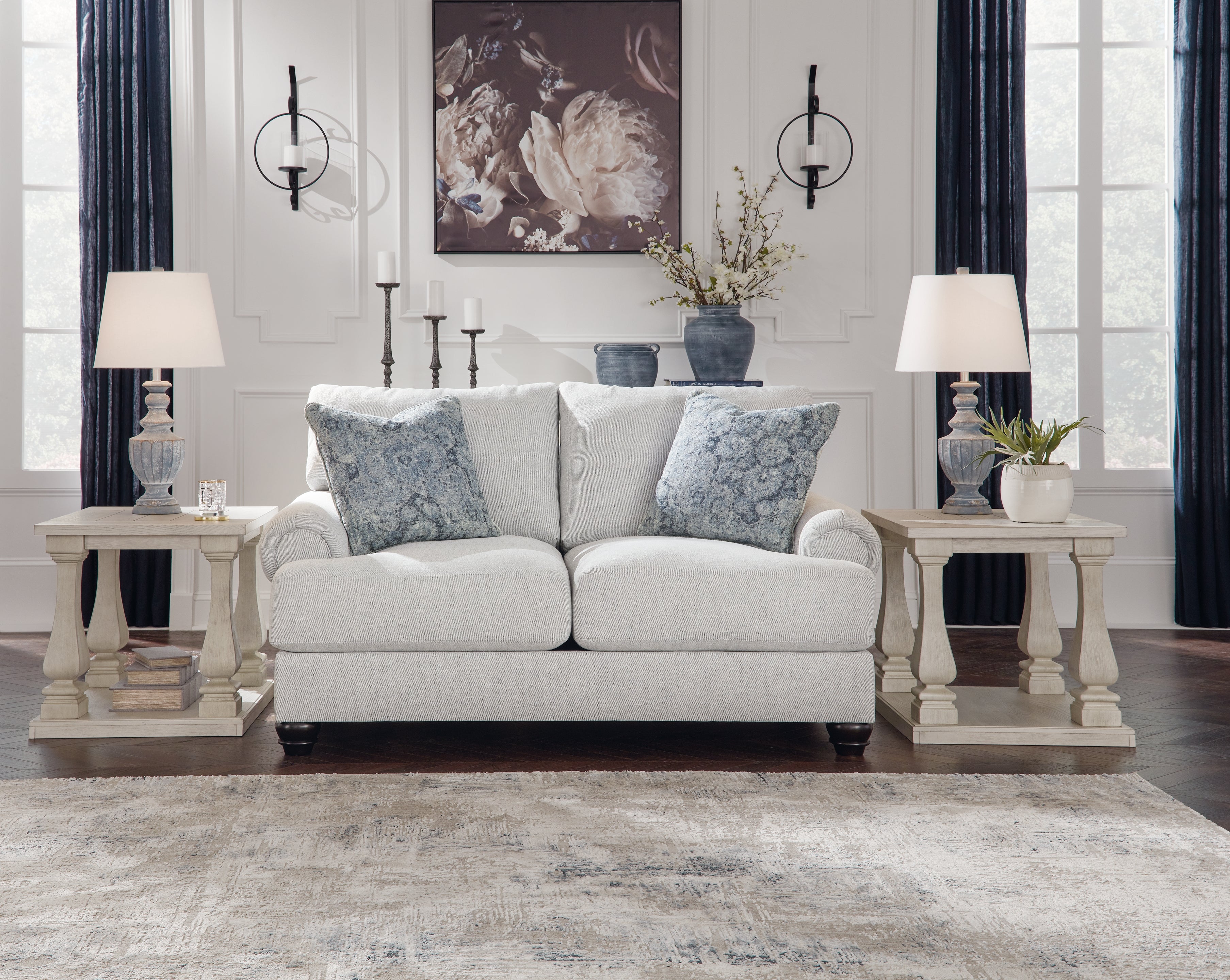 Avocet 2 Seat Sofa in Arctic Textured Fabric