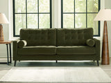 Reveon Lakes Velvet Sofa – Olive