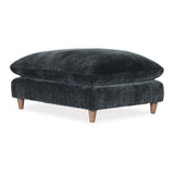 Whitby Manor Velvet Ottoman – Twilight