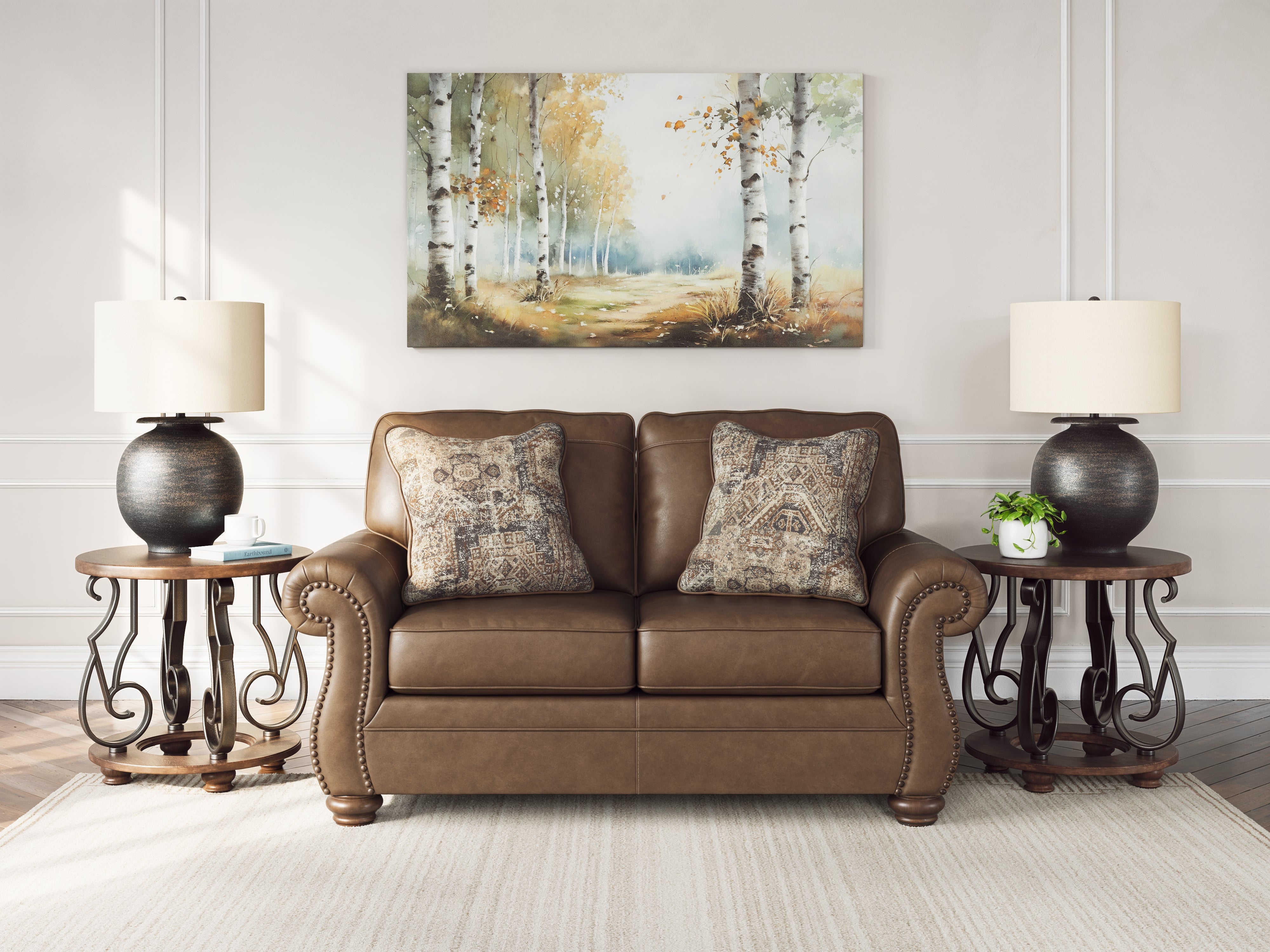 Shadsburne 2-Seater Sofa in Earth Fabric