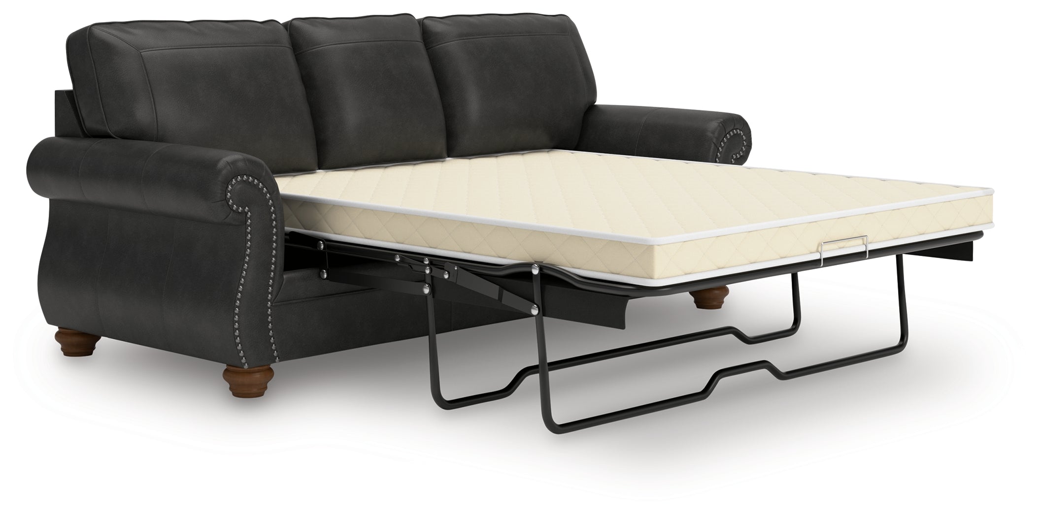 Shadsburne 3-Seater Sofa Bed in Granite Fabric