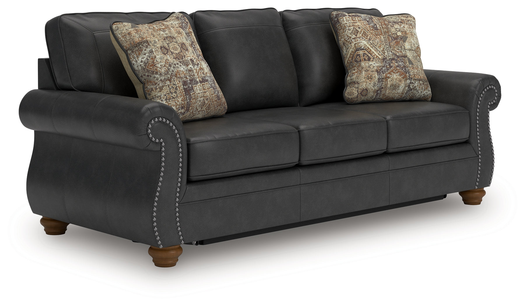 Shadsburne 3-Seater Sofa Bed in Granite Fabric