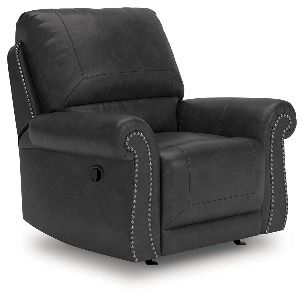 Shadsburne Swivel Rocker Recliner – Granite Fabric