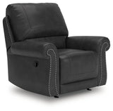 Shadsburne Swivel Rocker Recliner – Granite Fabric