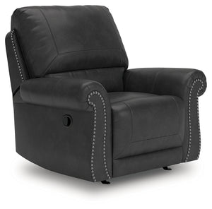 Shadsburne Swivel Rocker Recliner – Granite Fabric