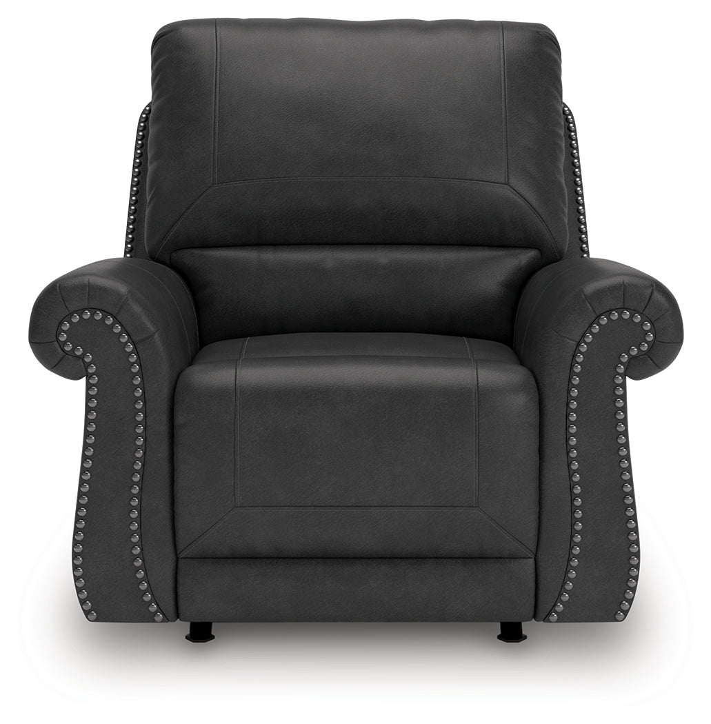 Shadsburne Swivel Rocker Recliner – Granite Fabric