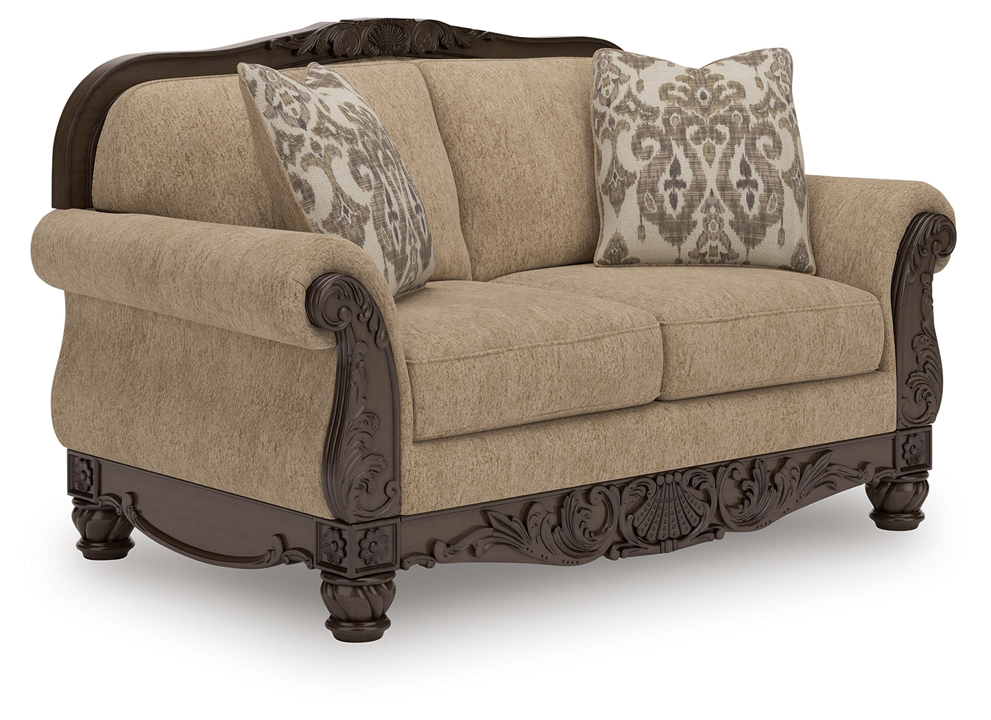 Stanmore 2 Seat Sofa – Golden Fabric