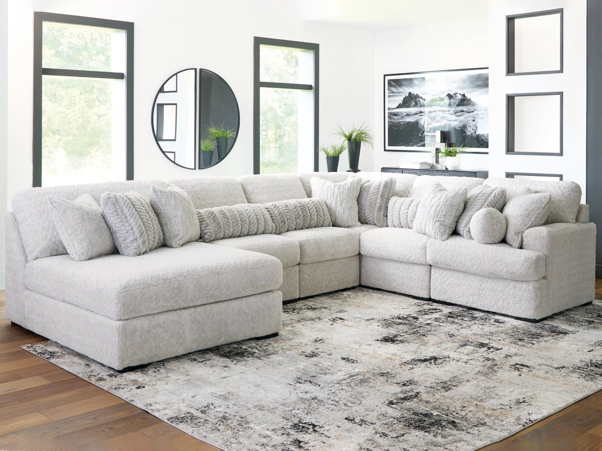 Snodoodle 6-Piece Modular Sectional with Chaise – Arctic