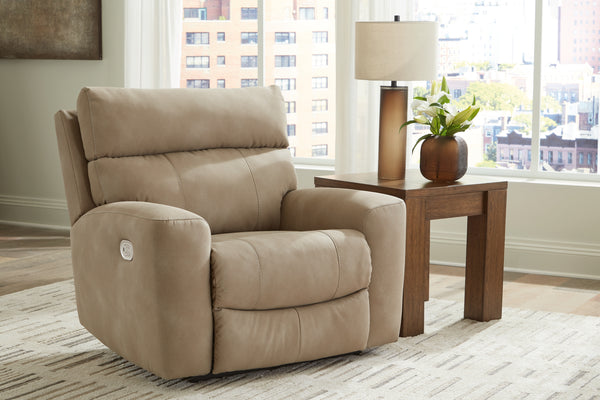 Next-Gen DuraPella Modern Style Power Recliner – Sand