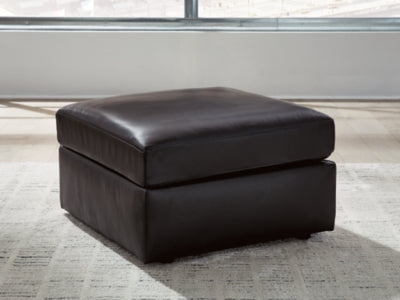 ModMax II Oversized Top Grain Leather Accent Ottoman