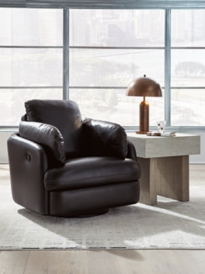 ModMax II Top Grain Leather Swivel Glider Recliner